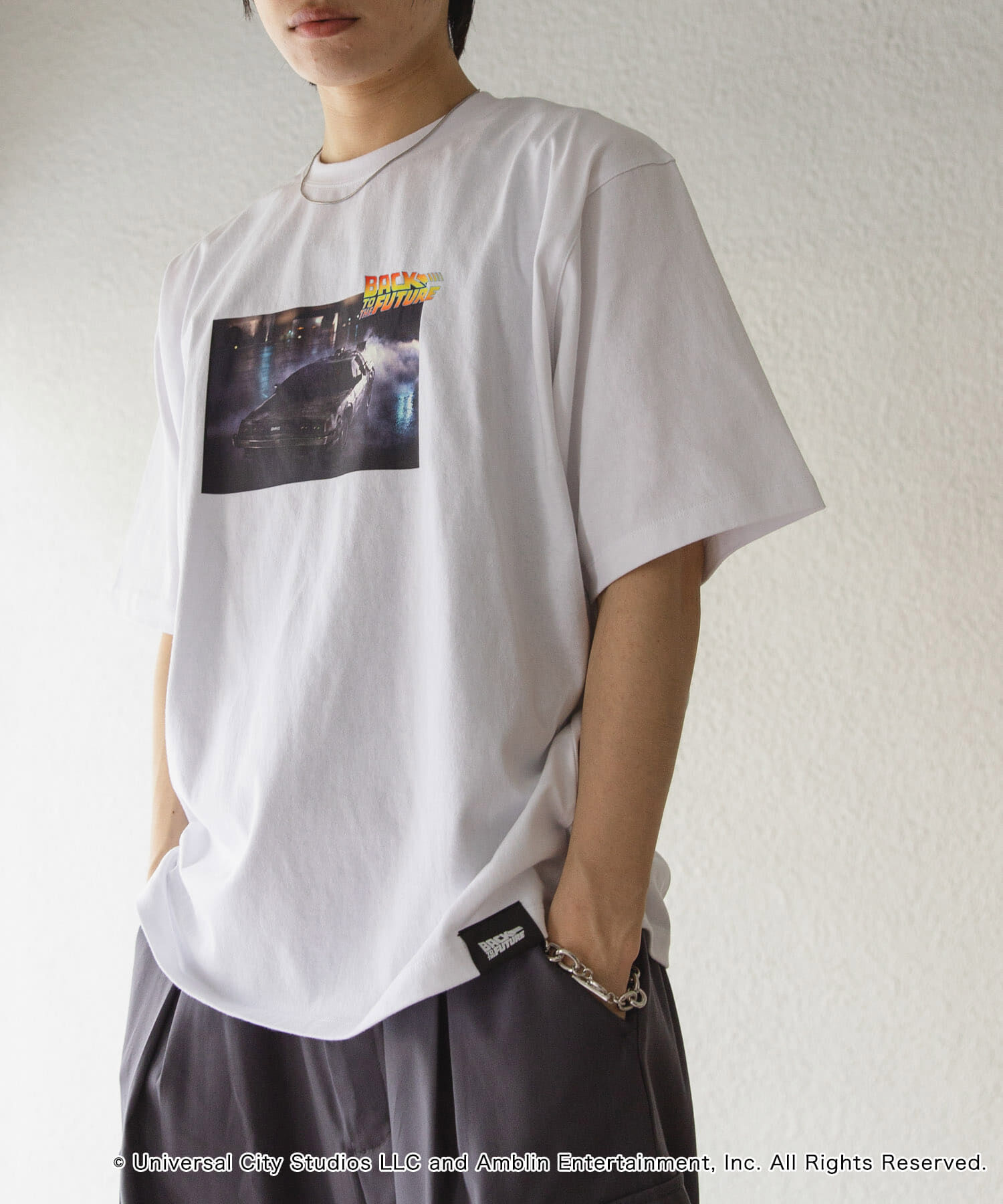 SENSE OF PLACE by URBAN RESEARCH「『別注』SENSE OF PLACE&times;BTTF クルーネックプリントTシャツ C」|Tシャツ・カットソー|