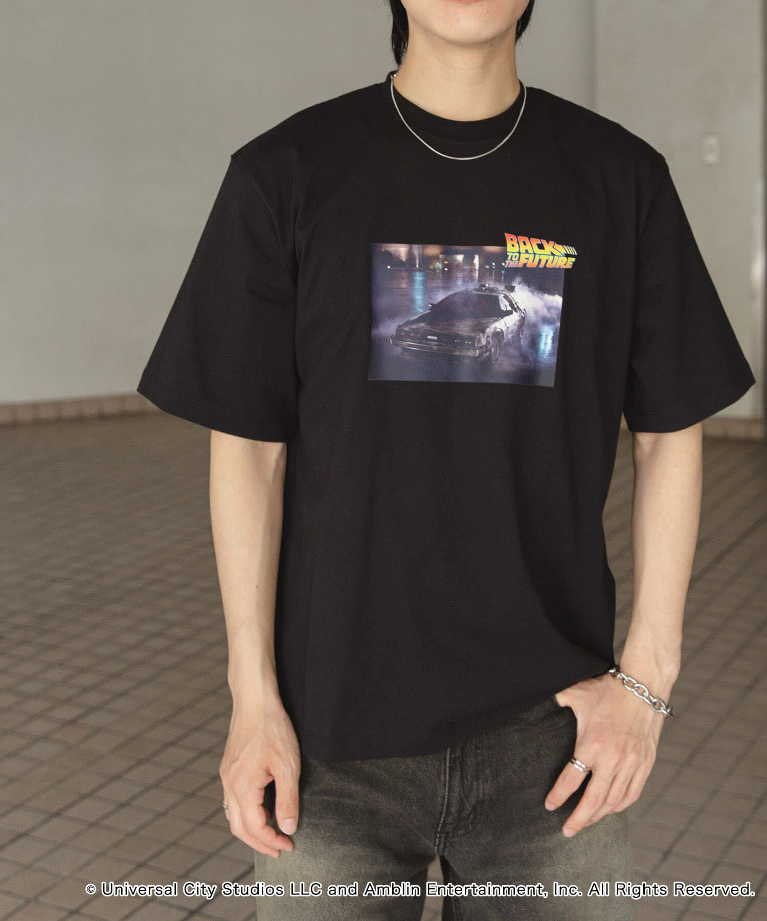 SENSE OF PLACE by URBAN RESEARCH「『別注』SENSE OF PLACE&times;BTTF クルーネックプリントTシャツ C」|Tシャツ・カットソー|