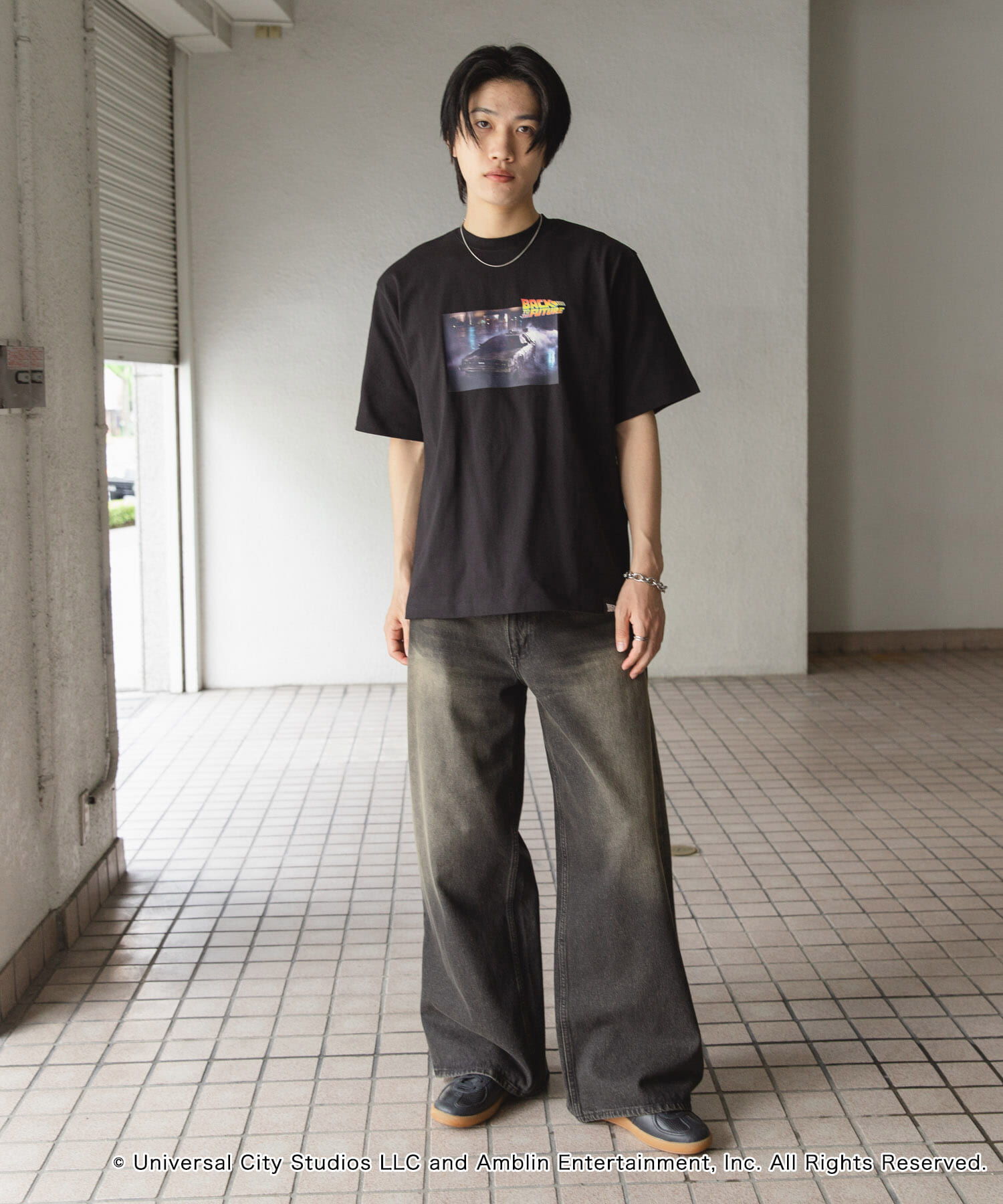 SENSE OF PLACE by URBAN RESEARCH「『別注』SENSE OF PLACE&times;BTTF クルーネックプリントTシャツ C」|Tシャツ・カットソー|