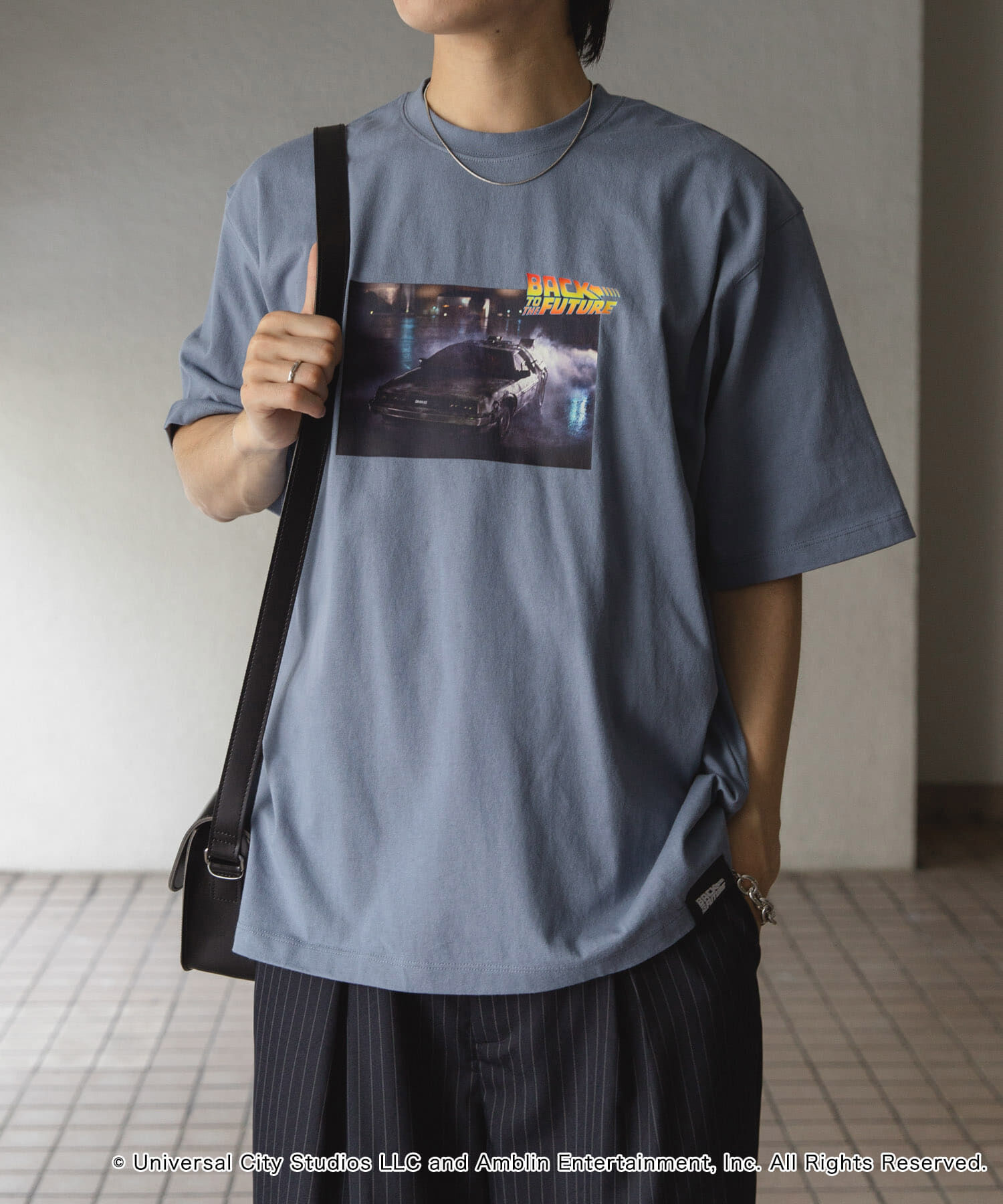 SENSE OF PLACE by URBAN RESEARCH「『別注』SENSE OF PLACE&times;BTTF クルーネックプリントTシャツ C」|Tシャツ・カットソー|