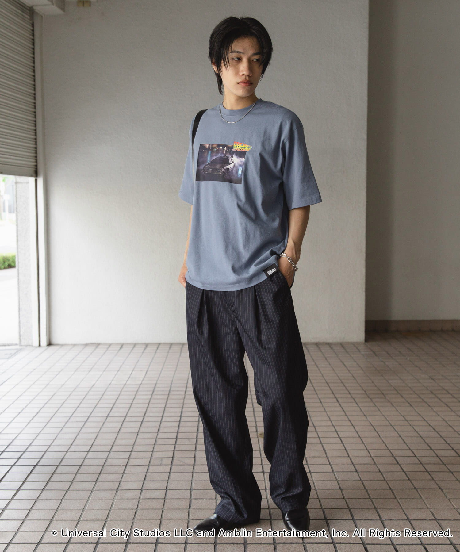 SENSE OF PLACE by URBAN RESEARCH「『別注』SENSE OF PLACE&times;BTTF クルーネックプリントTシャツ C」|Tシャツ・カットソー|