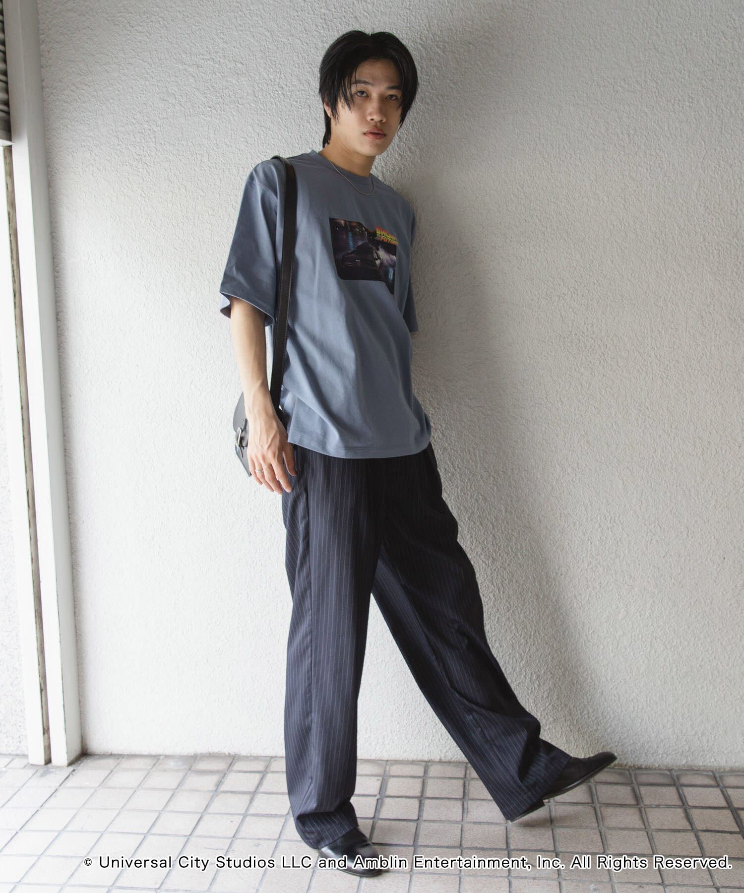 SENSE OF PLACE by URBAN RESEARCH「『別注』SENSE OF PLACE&times;BTTF クルーネックプリントTシャツ C」|Tシャツ・カットソー|