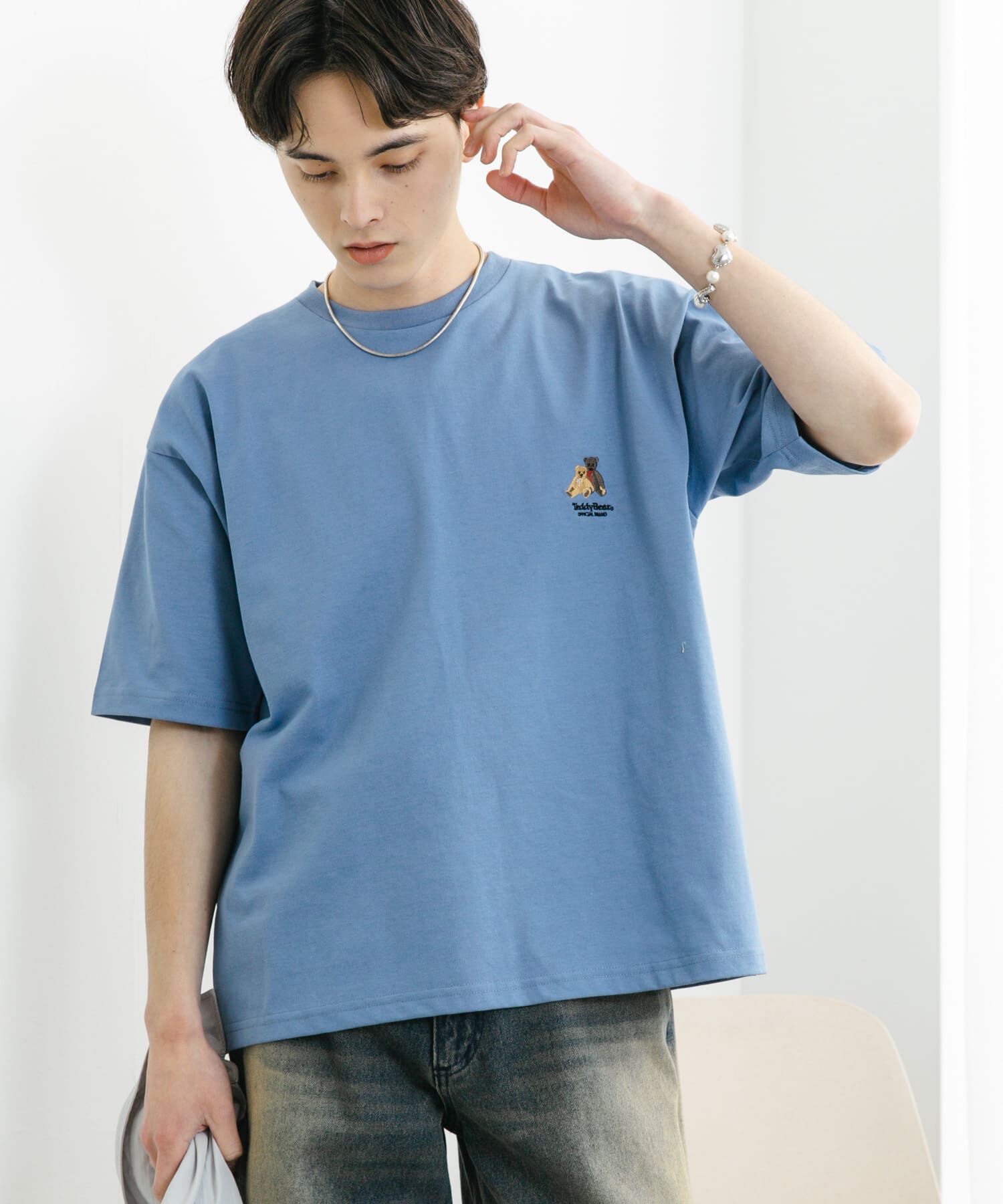 SENSE OF PLACE by URBAN RESEARCH「『別注』TeddyBear&times;SENSE OF PLACE　ショートスリーブTシャツ」|Tシャツ・カットソー|
