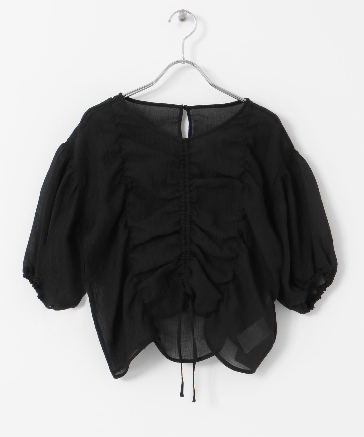 SENSE OF PLACE by URBAN RESEARCH「シャーリングブラウス(5分袖)」|シャツ・ブラウス|