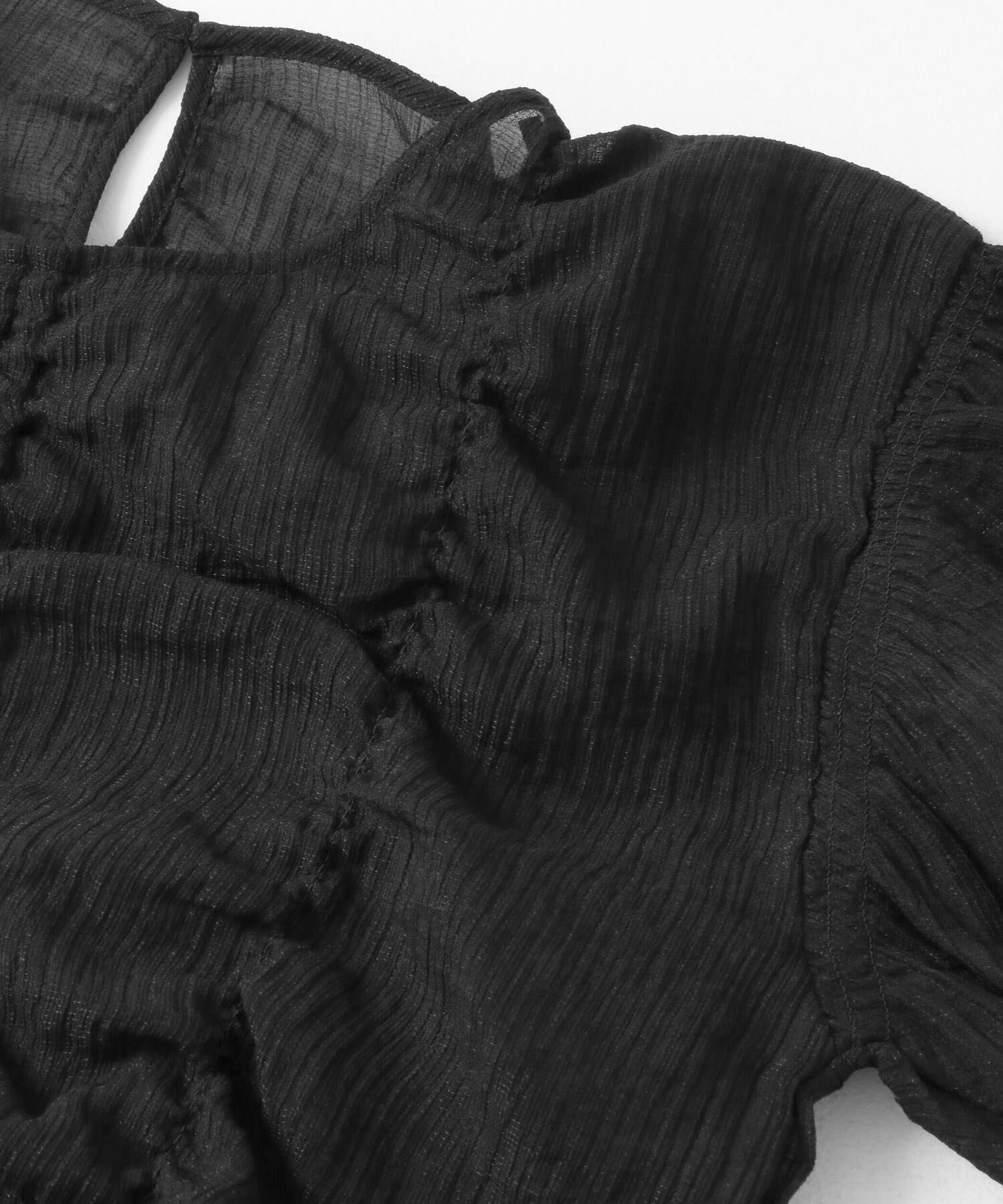 SENSE OF PLACE by URBAN RESEARCH「シャーリングブラウス(5分袖)」|シャツ・ブラウス|