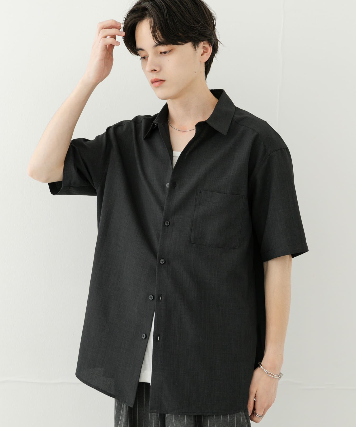 SENSE OF PLACE by URBAN RESEARCH「『ｾｯﾄｱｯﾌﾟ対応』『速乾』ｸｲｯｸﾄﾞﾗｲﾚｷﾞｭﾗｰｶﾗｰｼ 」|シャツ・ブラウス|