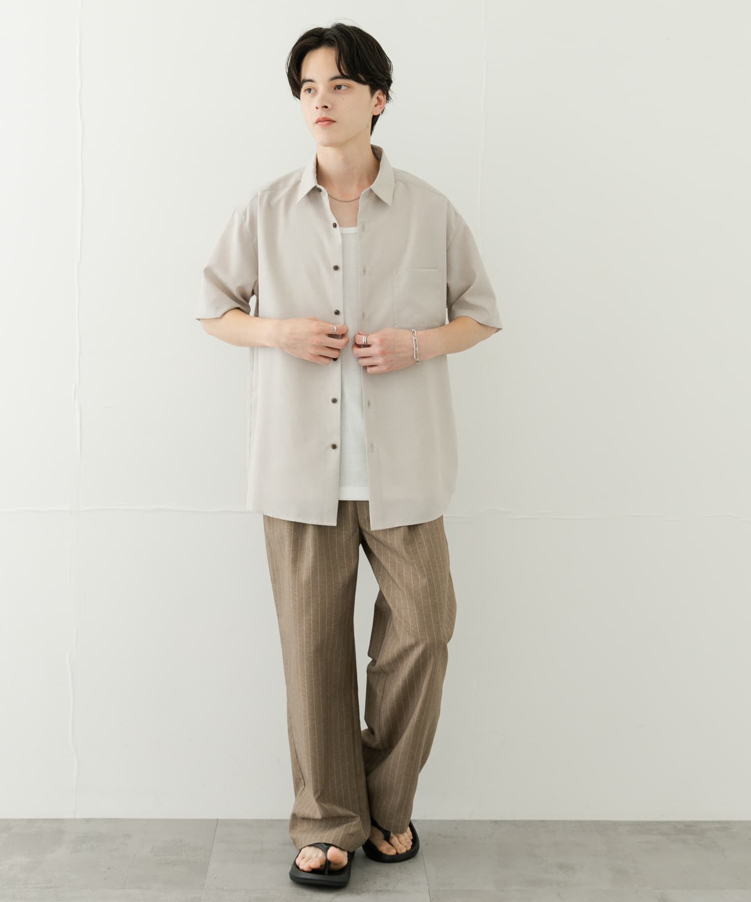 SENSE OF PLACE by URBAN RESEARCH「『ｾｯﾄｱｯﾌﾟ対応』『速乾』ｸｲｯｸﾄﾞﾗｲﾚｷﾞｭﾗｰｶﾗｰｼ 」|シャツ・ブラウス|