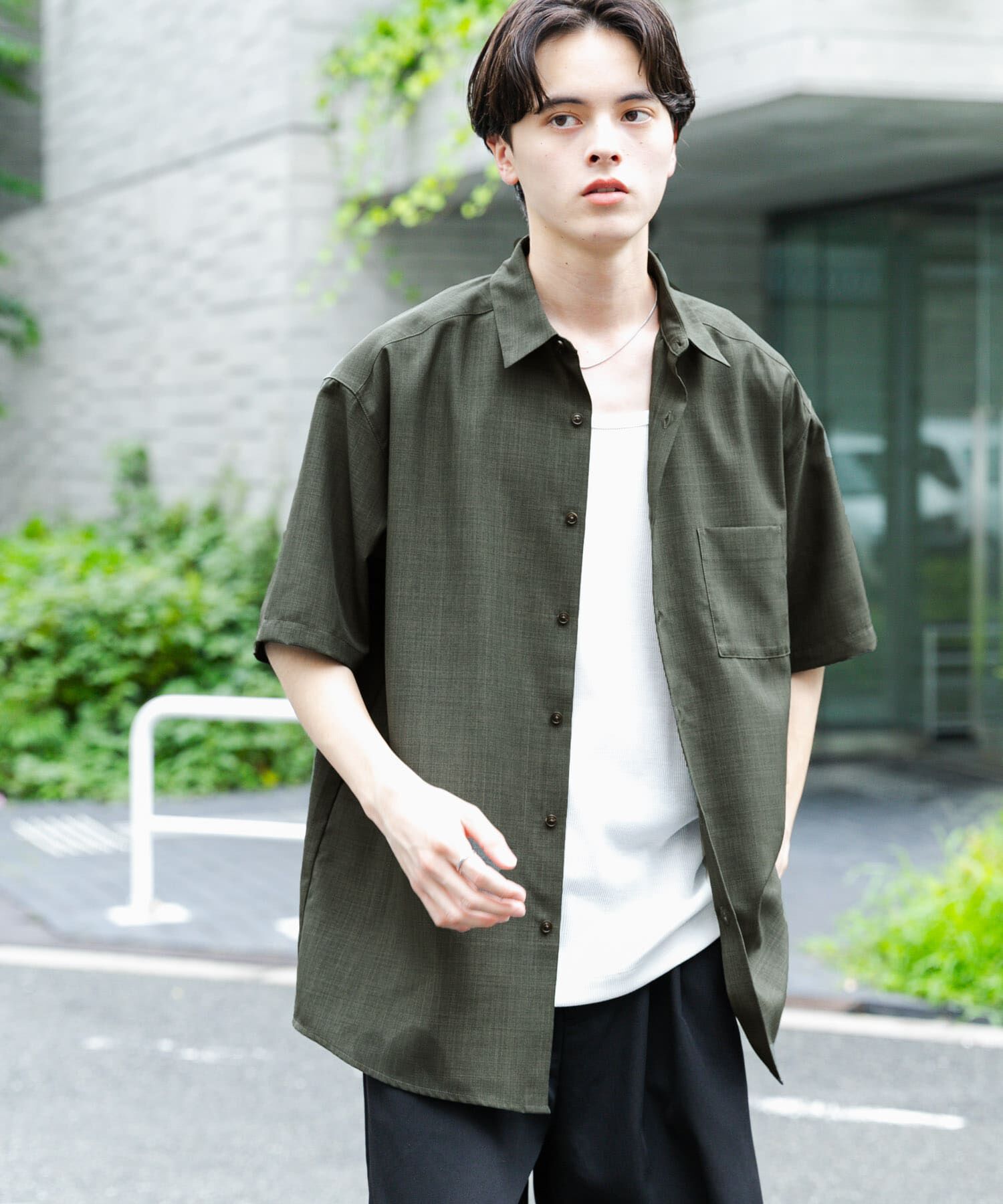 SENSE OF PLACE by URBAN RESEARCH「『ｾｯﾄｱｯﾌﾟ対応』『速乾』ｸｲｯｸﾄﾞﾗｲﾚｷﾞｭﾗｰｶﾗｰｼ 」|シャツ・ブラウス|