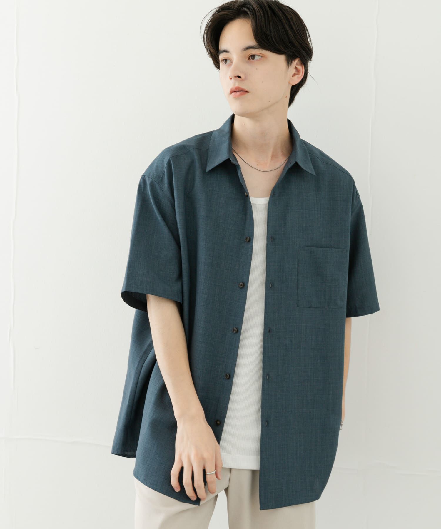 SENSE OF PLACE by URBAN RESEARCH「『ｾｯﾄｱｯﾌﾟ対応』『速乾』ｸｲｯｸﾄﾞﾗｲﾚｷﾞｭﾗｰｶﾗｰｼ 」|シャツ・ブラウス|