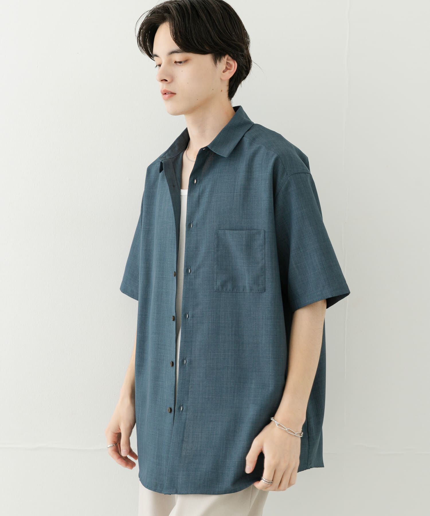 SENSE OF PLACE by URBAN RESEARCH「『ｾｯﾄｱｯﾌﾟ対応』『速乾』ｸｲｯｸﾄﾞﾗｲﾚｷﾞｭﾗｰｶﾗｰｼ 」|シャツ・ブラウス|