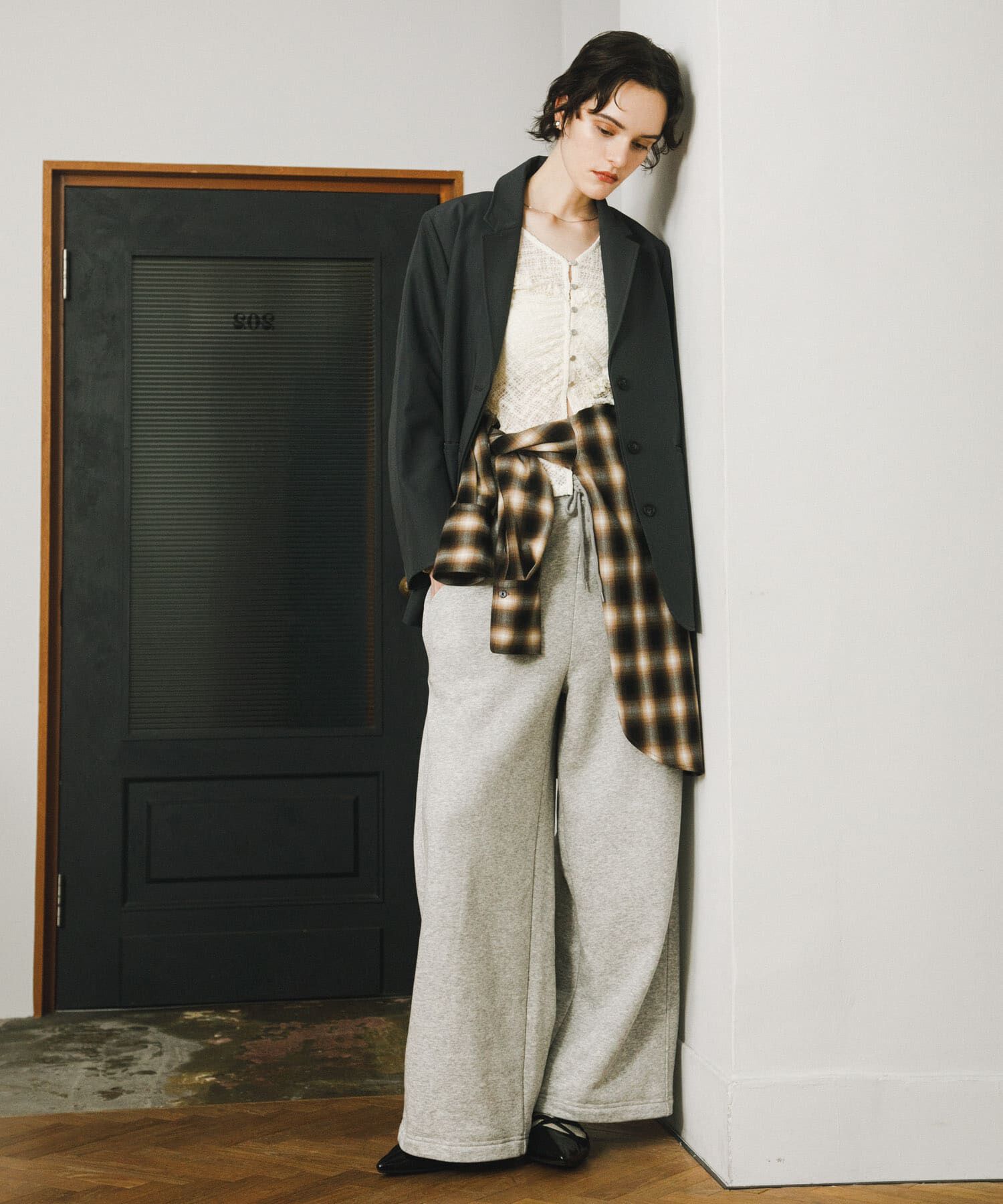 SENSE OF PLACE by URBAN RESEARCH「フロントボタンレースカーディガン」|カーディガン|