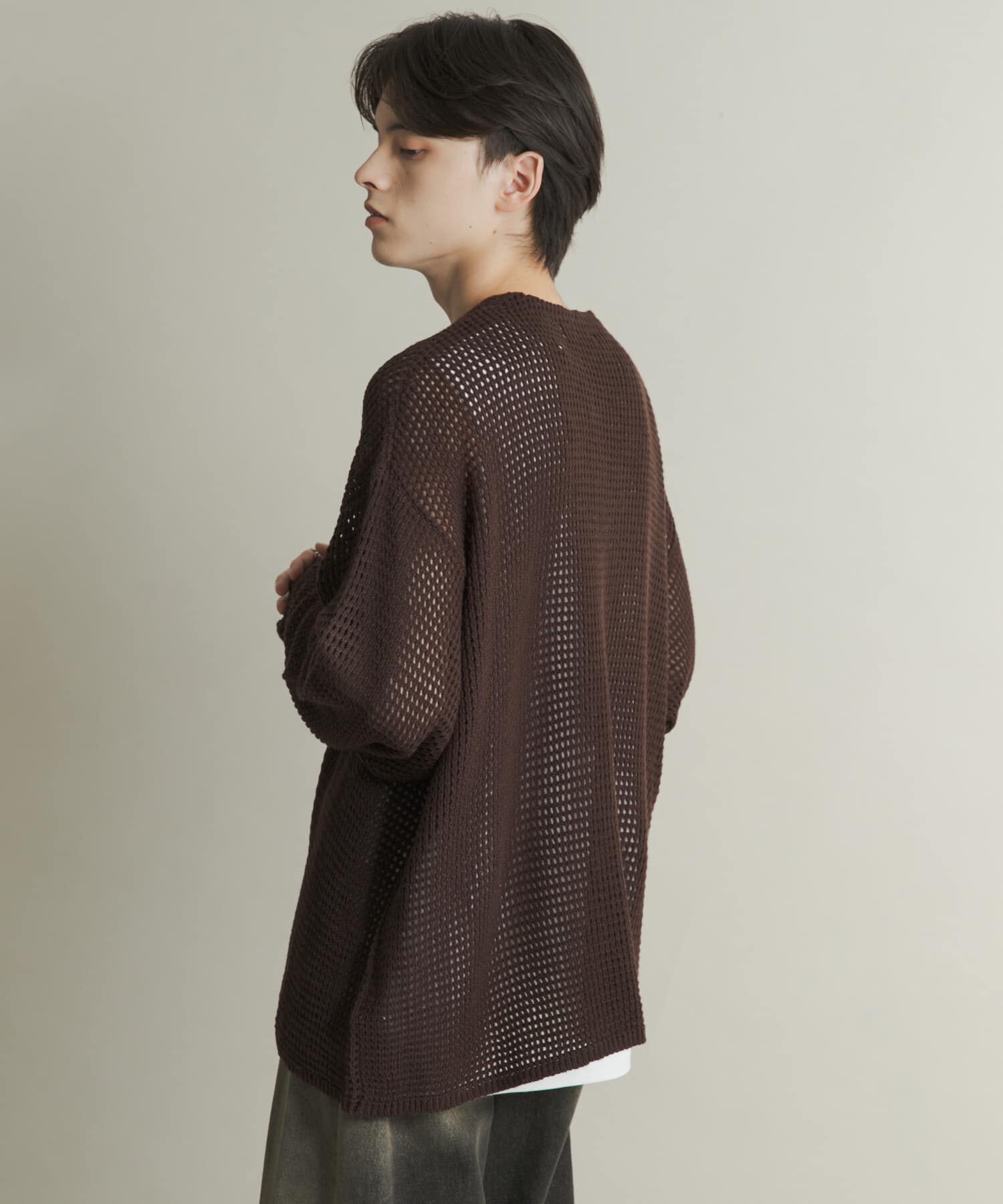 SENSE OF PLACE by URBAN RESEARCH「WポケットVネックニットカーディガン」|カーディガン|