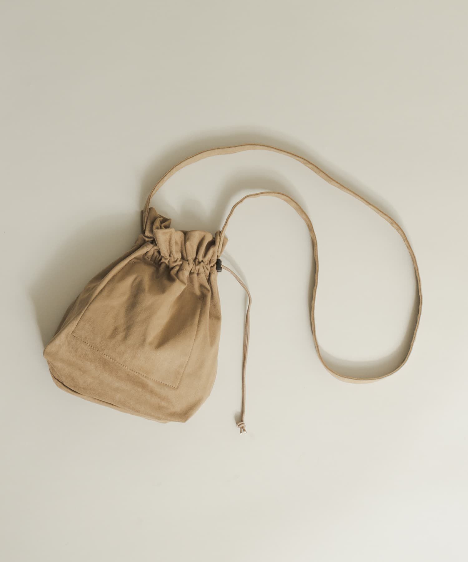 SENSE OF PLACE by URBAN RESEARCH「フェイクスエードキンチャクショルダー」|ショルダー・メッセンジャー|ベージュ