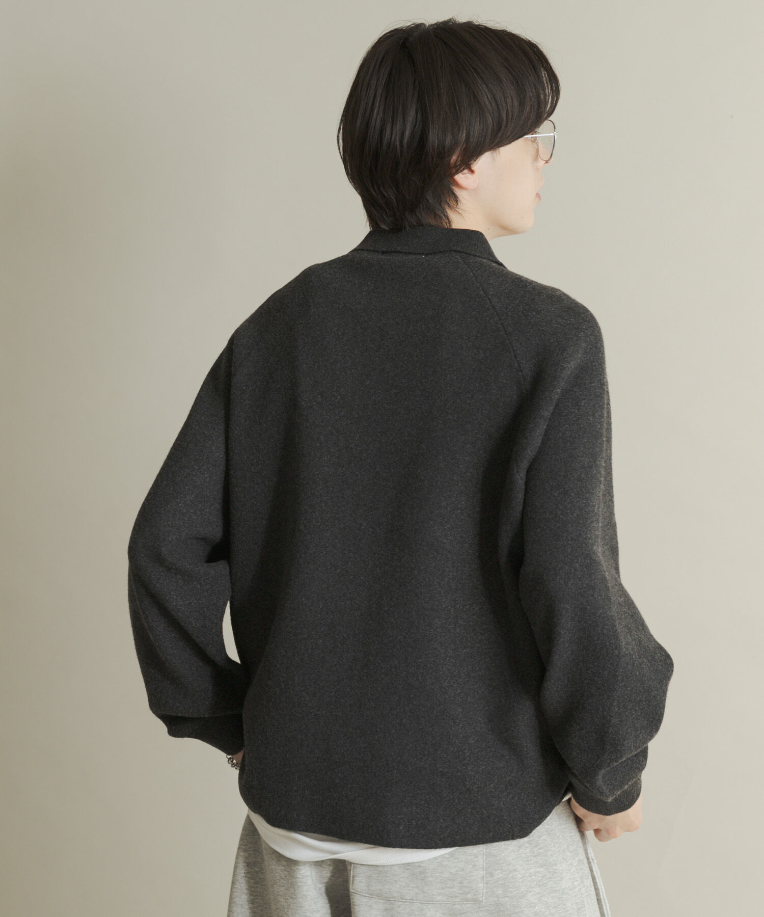 SENSE OF PLACE by URBAN RESEARCH「スウェットライクスキッパーニット」|ニット・セーター|