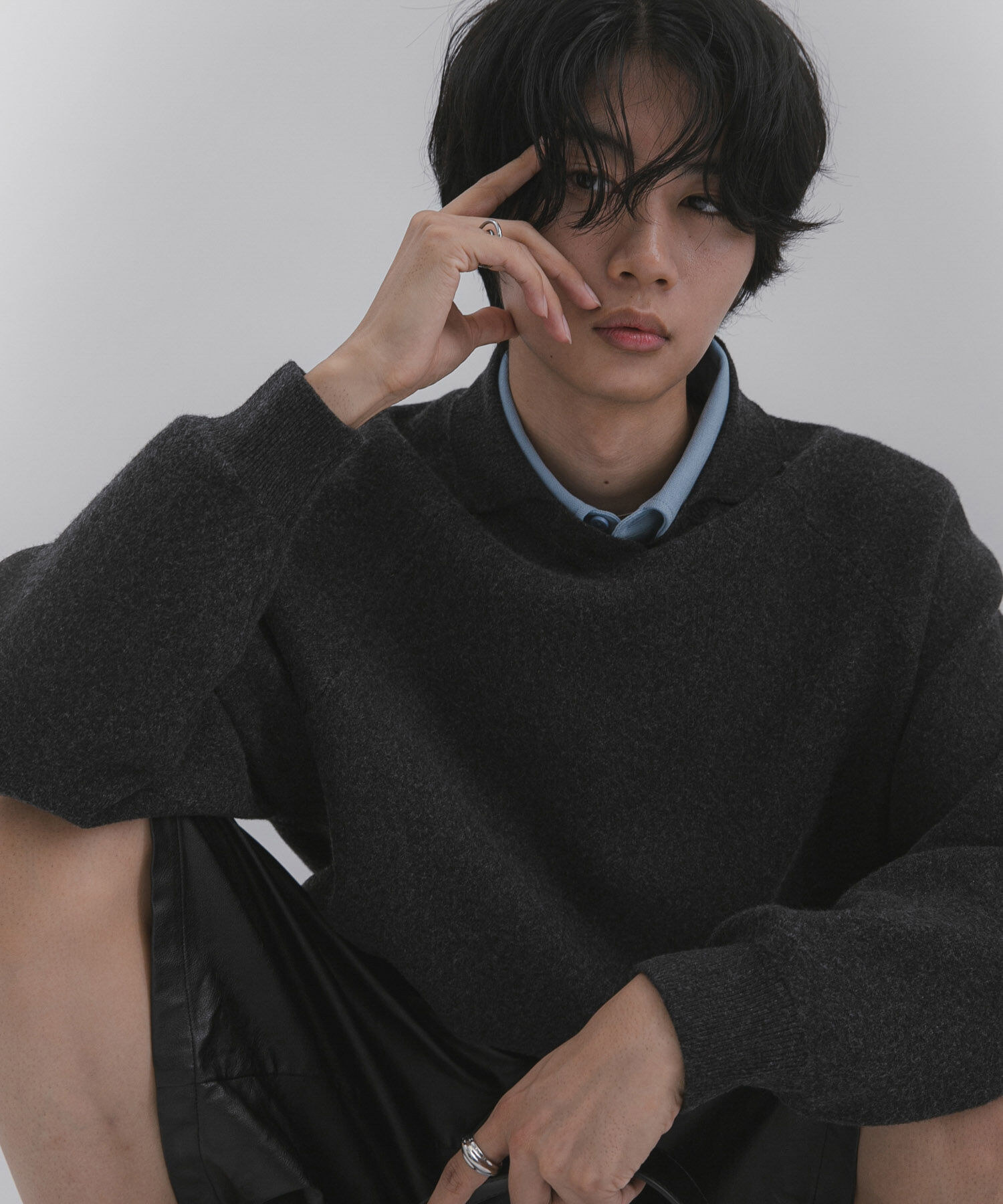 SENSE OF PLACE by URBAN RESEARCH「スウェットライクスキッパーニット」|ニット・セーター|