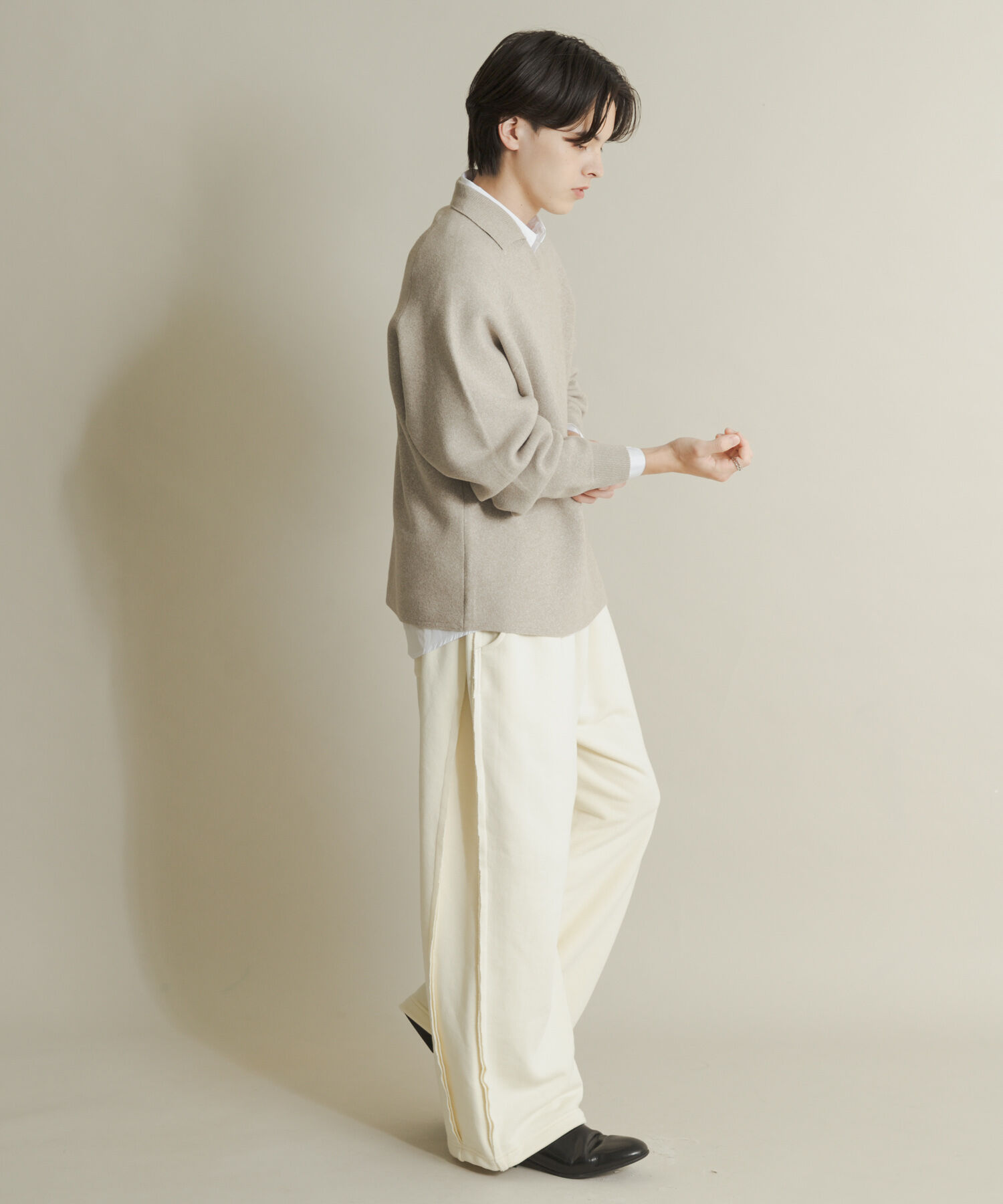 SENSE OF PLACE by URBAN RESEARCH「スウェットライクスキッパーニット」|ニット・セーター|