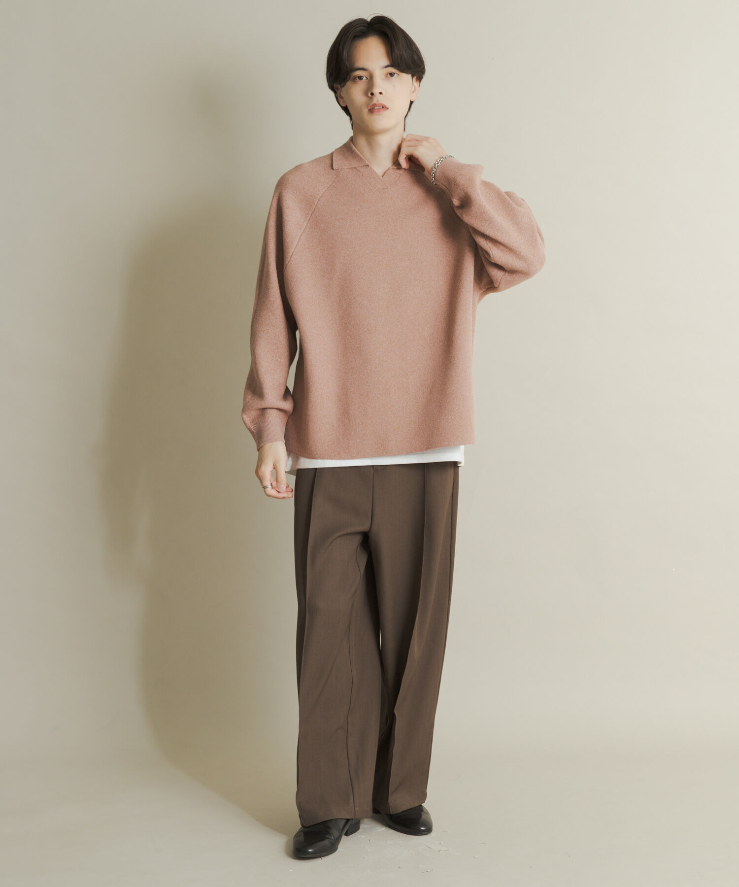 SENSE OF PLACE by URBAN RESEARCH「スウェットライクスキッパーニット」|ニット・セーター|