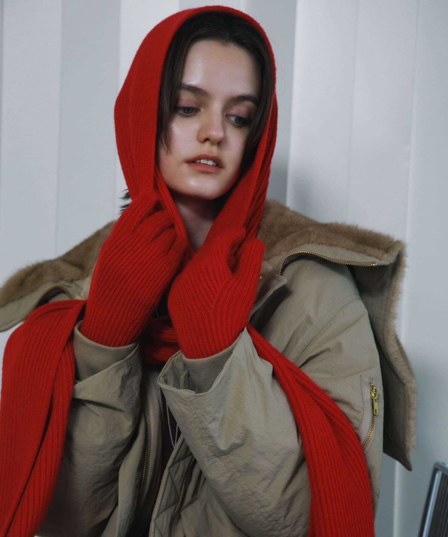 SENSE OF PLACE by URBAN RESEARCH「モチモチニットグローブ」|手袋|