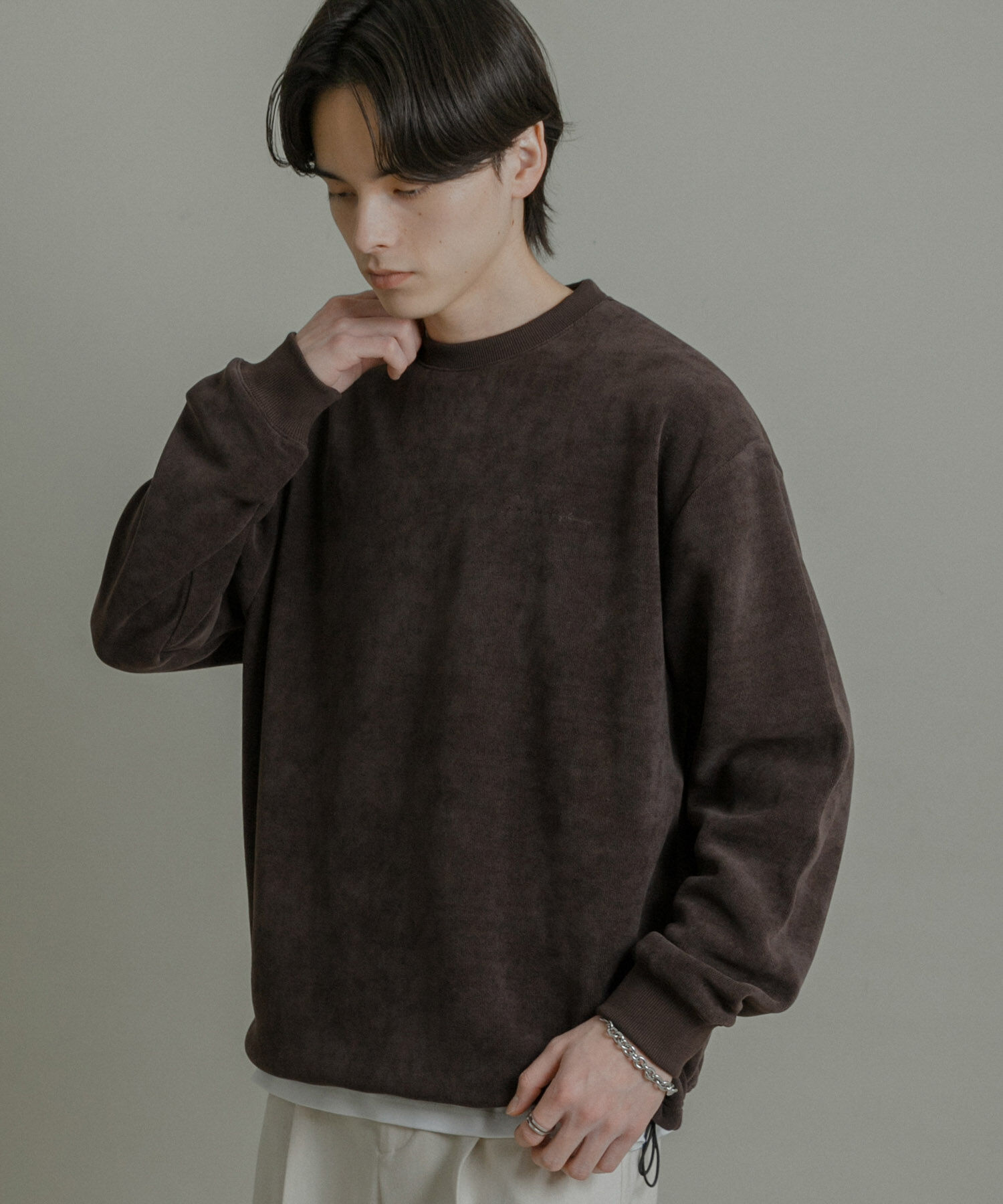 SENSE OF PLACE by URBAN RESEARCH「ニットフリースクルーネックプルオーバー」|ニット・セーター|