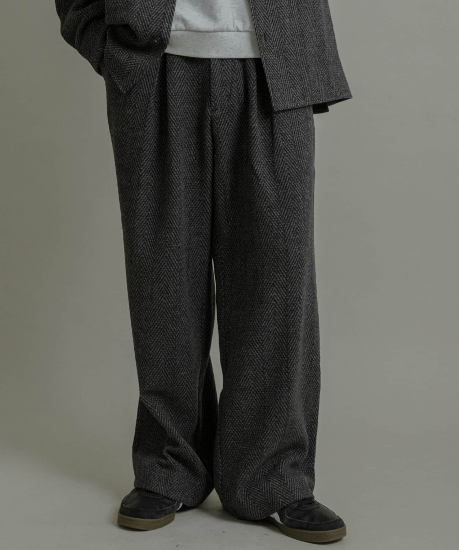 SENSE OF PLACE by URBAN RESEARCH「スライバーライクヘリンボーンワイドパンツ」|その他|