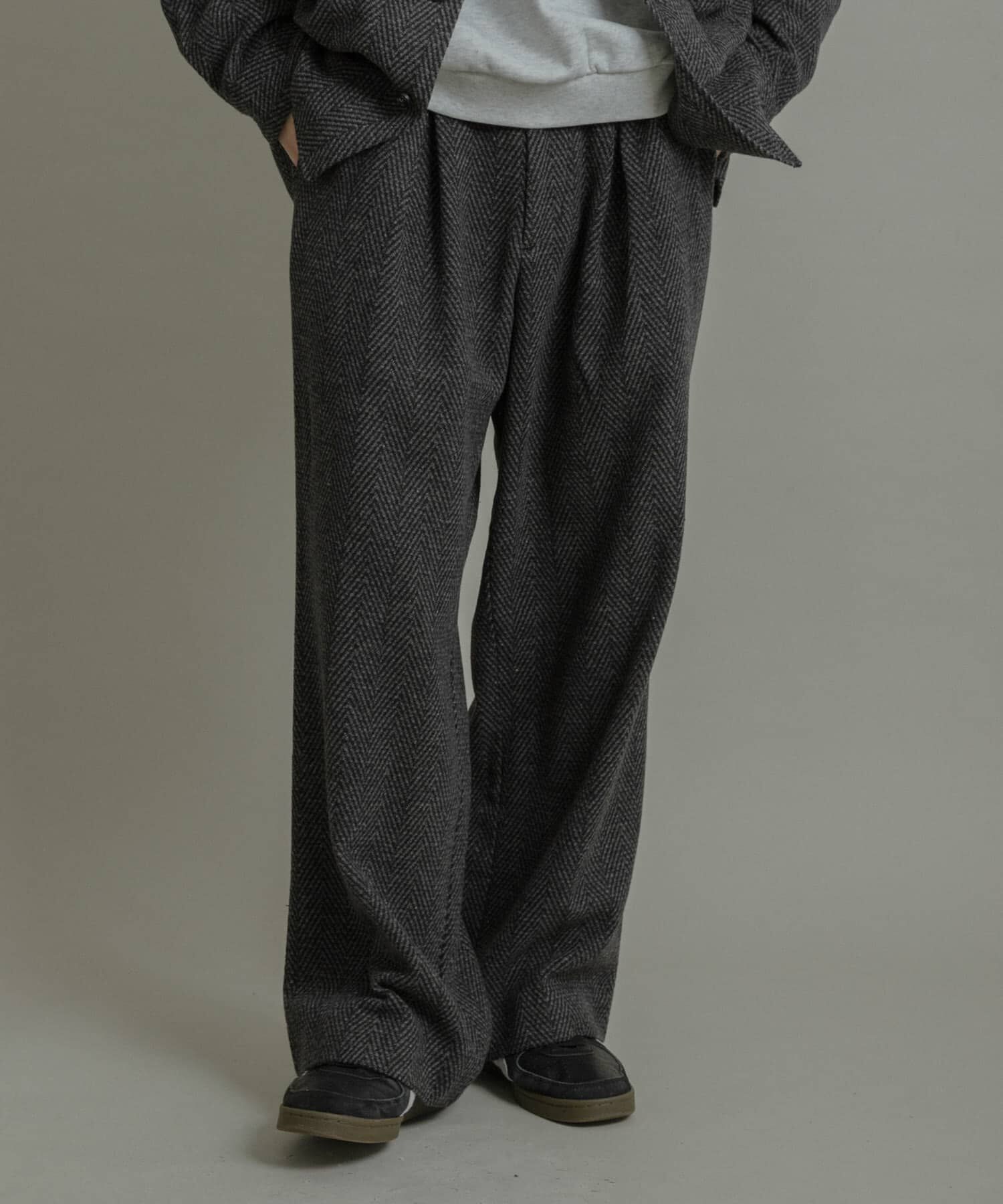 SENSE OF PLACE by URBAN RESEARCH「スライバーライクヘリンボーンワイドパンツ」|その他|