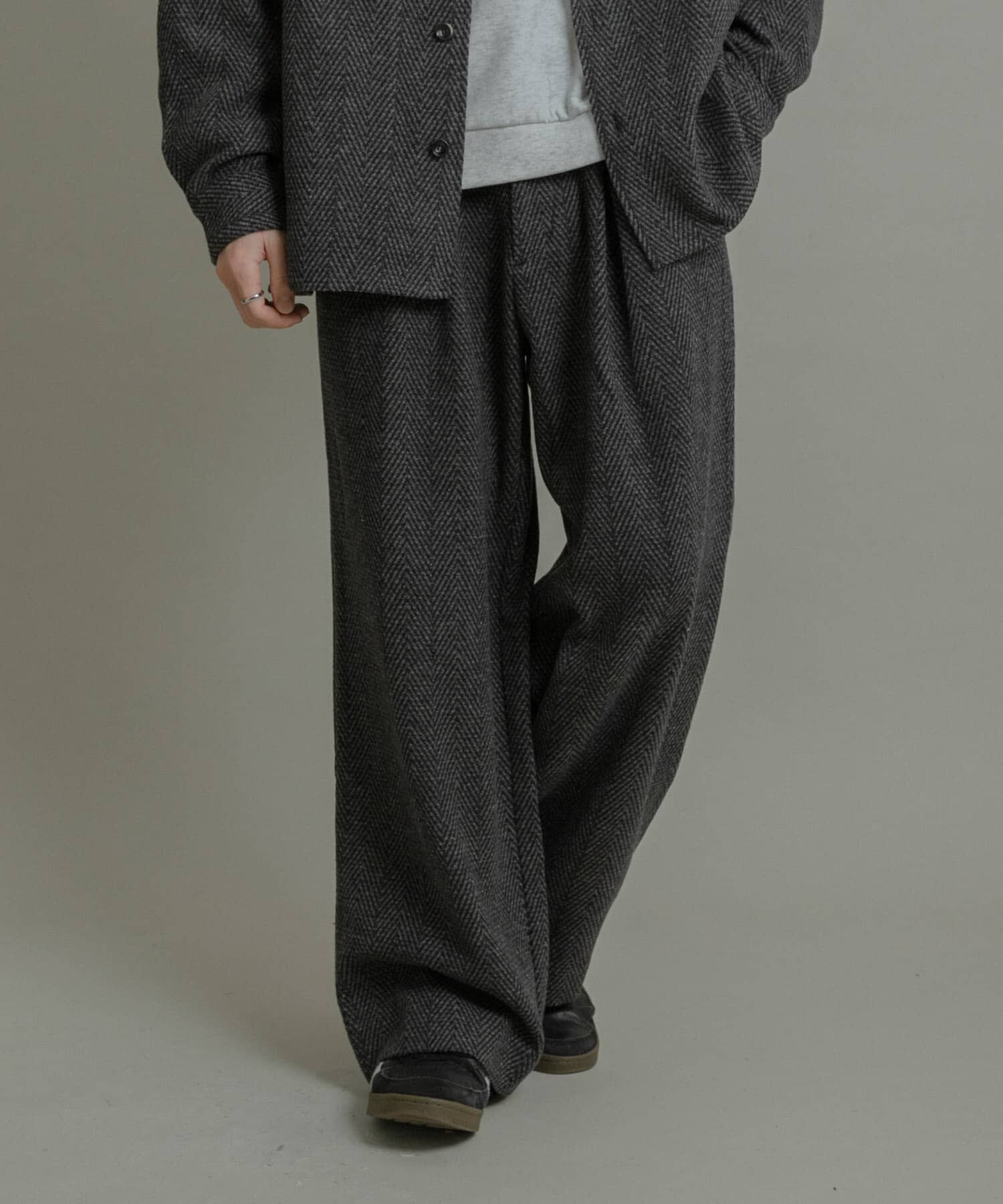 SENSE OF PLACE by URBAN RESEARCH「スライバーライクヘリンボーンワイドパンツ」|その他|