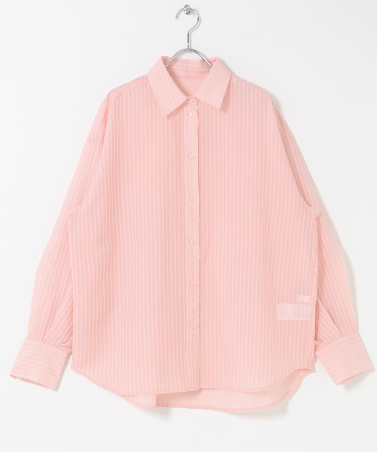 SENSE OF PLACE by URBAN RESEARCH「『接触冷感/速乾』シアーストライプアレンジシャツ」|シャツ・ブラウス|