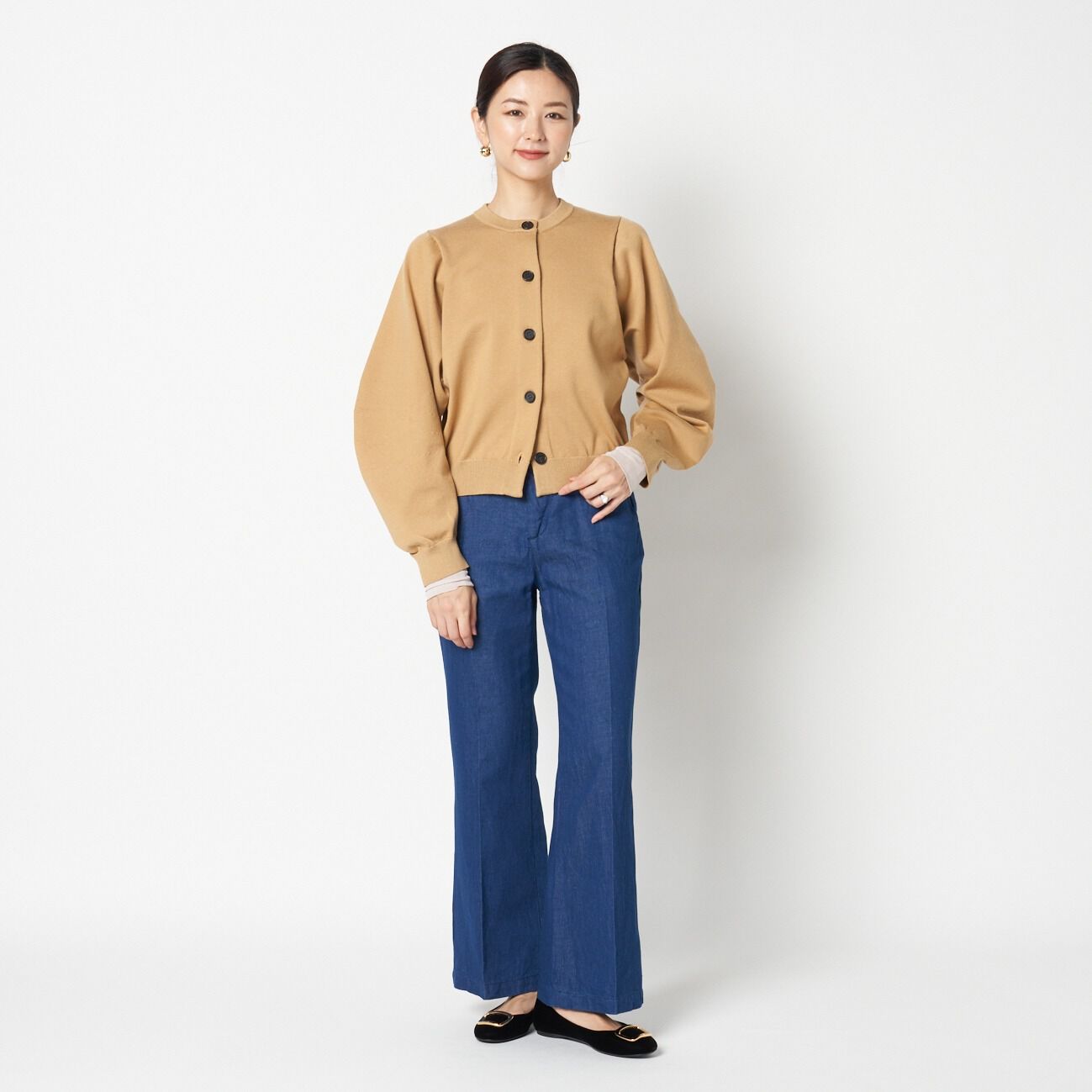 HELIOPOLE「HELIOPOLE BANANA SLEEVE KNIT CARDIGAN」|ニット・セーター|