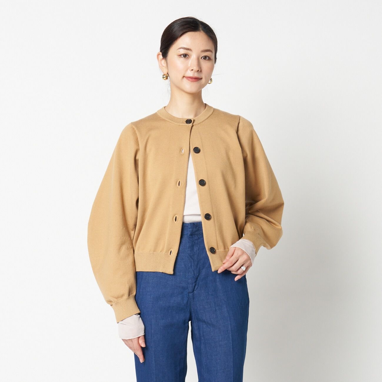 HELIOPOLE「HELIOPOLE BANANA SLEEVE KNIT CARDIGAN」|ニット・セーター|