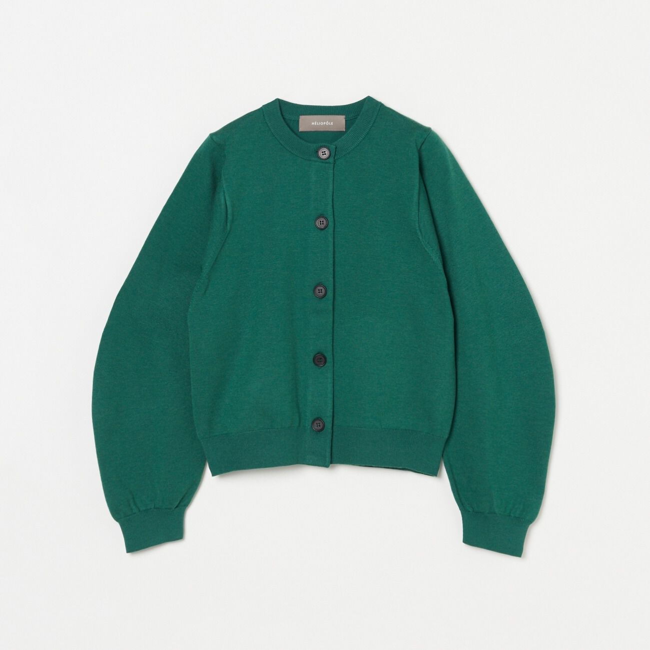 HELIOPOLE「HELIOPOLE BANANA SLEEVE KNIT CARDIGAN」|ニット・セーター|グリーン