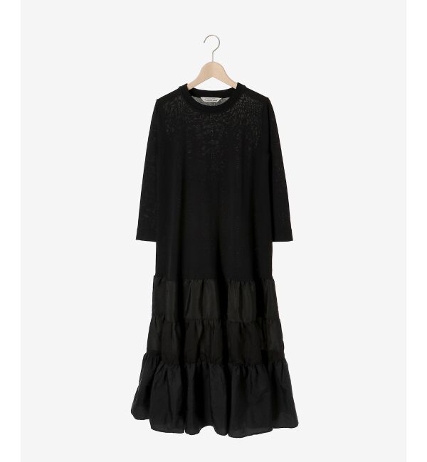 le.coeur blanc「《手洗い可能》TORRAZZO DONNAニットドッキングワンピース」|ワンピース|