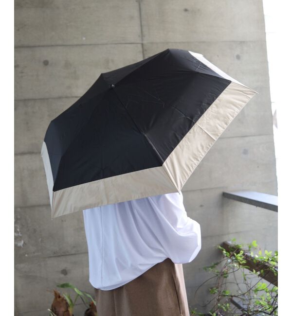 le.coeur blanc「PUバイカラーミニ コンパクト折りたたみ傘」|傘|