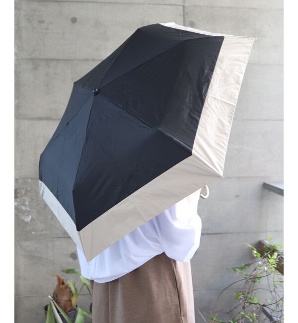 le.coeur blanc「PUバイカラーミニ コンパクト折りたたみ傘」|傘|