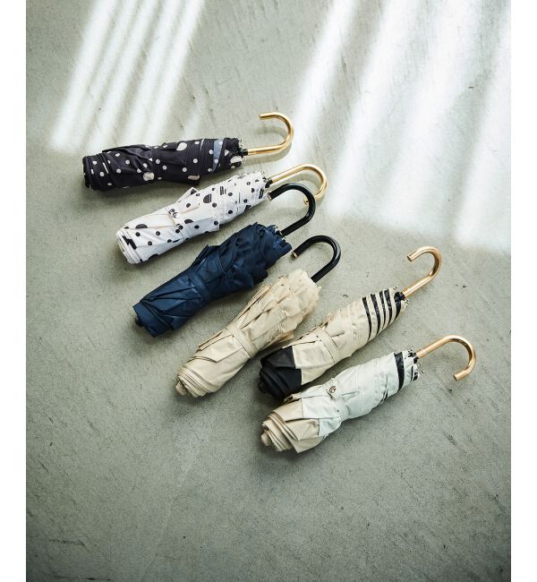 le.coeur blanc「PUバイカラーミニ コンパクト折りたたみ傘」|傘|