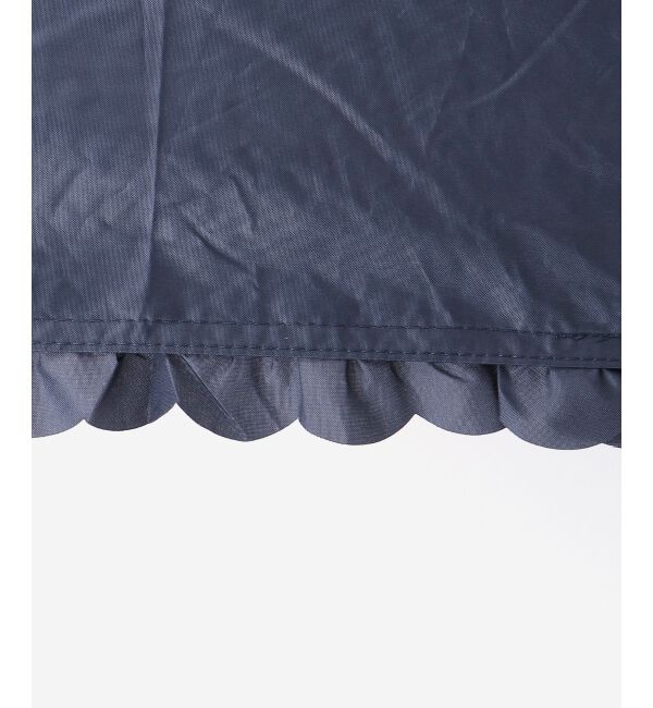 le.coeur blanc「PUヒートカットフリルミニ コンパクト折りたたみ傘」|傘|