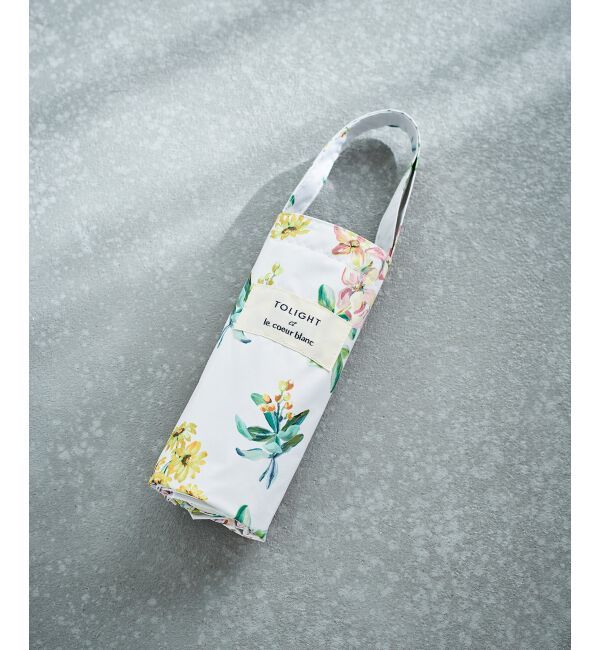 le.coeur blanc「TOLIGHT&times;le フラワープリント折りたたみ傘」|傘|