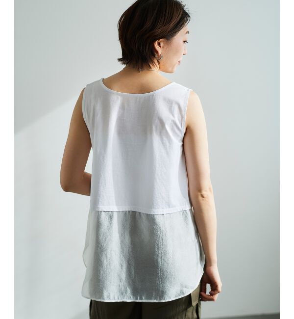 le.coeur blanc「レイヤードタンク」|タンクトップ|