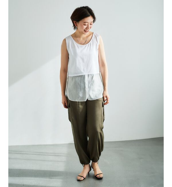 le.coeur blanc「レイヤードタンク」|タンクトップ|