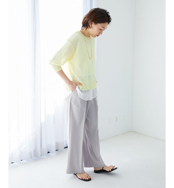 le.coeur blanc「レイヤードタンク」|タンクトップ|