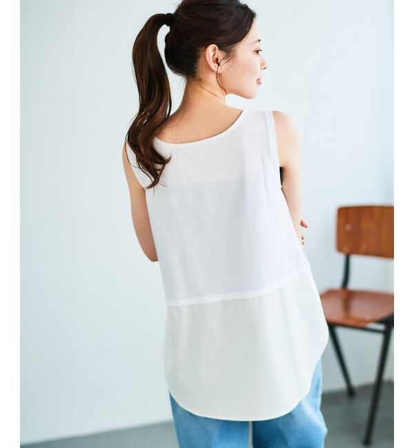 le.coeur blanc「レイヤードタンク」|タンクトップ|