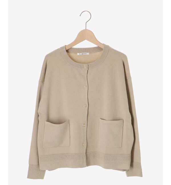 「リングボタンクルーカーディガン」|カーディガン|