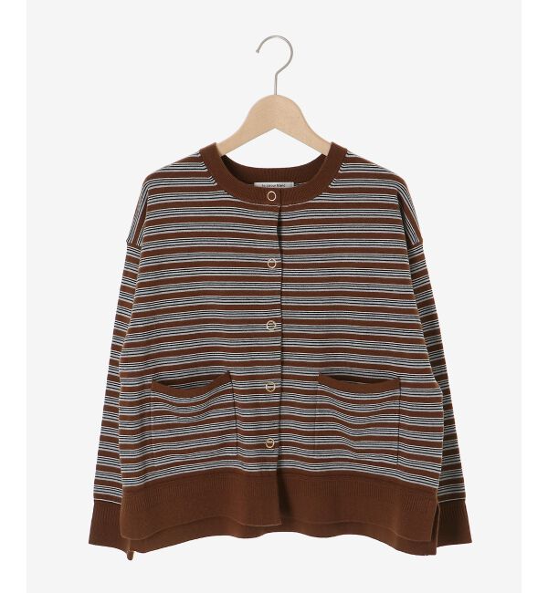  「リングボタンクルーカーディガン」|カーディガン|