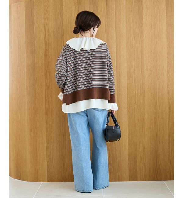  「リングボタンクルーカーディガン」|カーディガン|