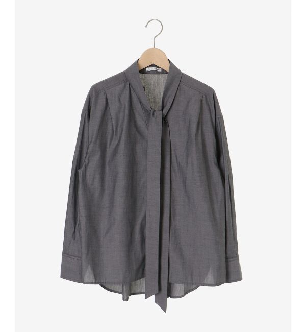  「ボウタイダンガリーシャツ」|シャツ・ブラウス|