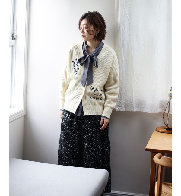  「ボウタイダンガリーシャツ」|シャツ・ブラウス|