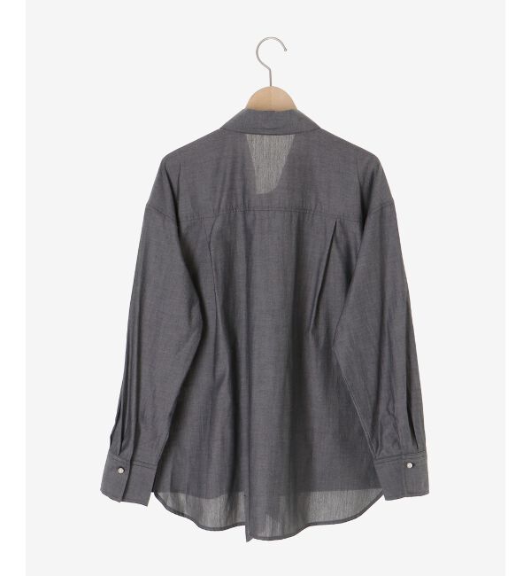  「ボウタイダンガリーシャツ」|シャツ・ブラウス|