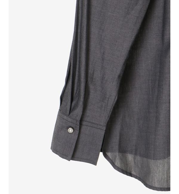  「ボウタイダンガリーシャツ」|シャツ・ブラウス|