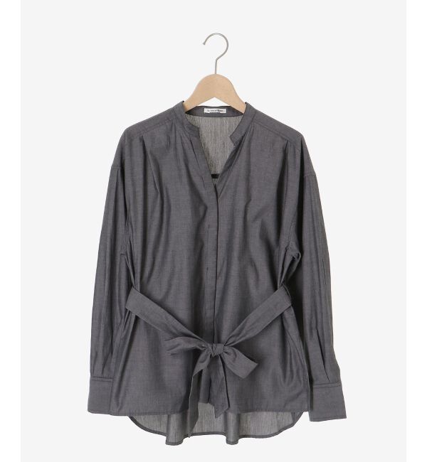  「ボウタイダンガリーシャツ」|シャツ・ブラウス|