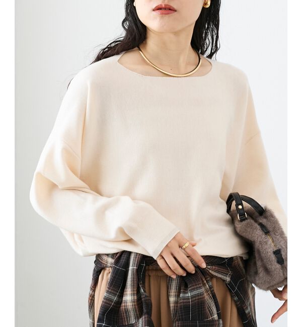  「O フラットネックカフ」|ネックレス|