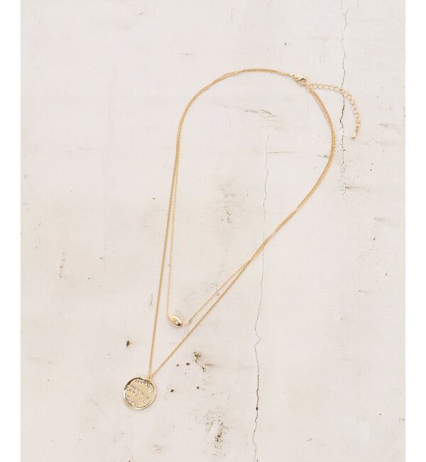  「O サークルモチーフ2連ネックレス」|ネックレス|